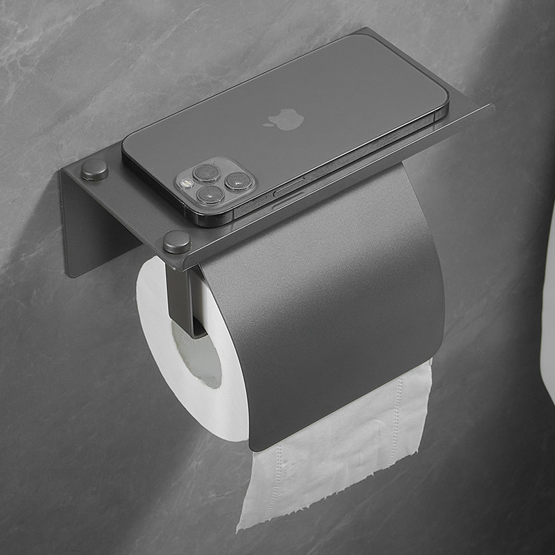 纸巾盒304不锈钢免打孔纸巾架