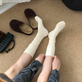 高级慵懒感直接拉满 软软糯糯 堆堆袜可太好穿了 袜子女堆堆棉