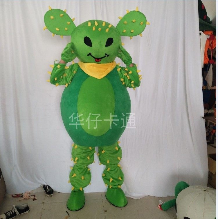 卡通人偶服装仙人掌成人行走服