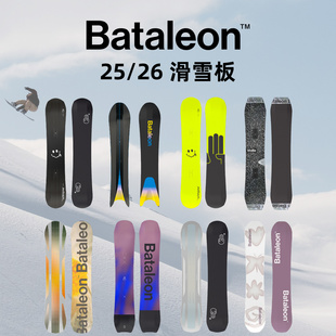 2526款Bataleon滑雪板单板男款雪板全能女款新手进阶平花野雪板