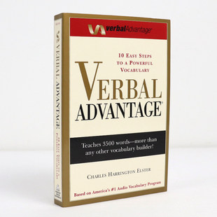 现货 言语优势:具有强大词汇量的十个简单步骤 英文原版 Verbal Advantage 词汇单词书 GRE出国考试工具书英文原版