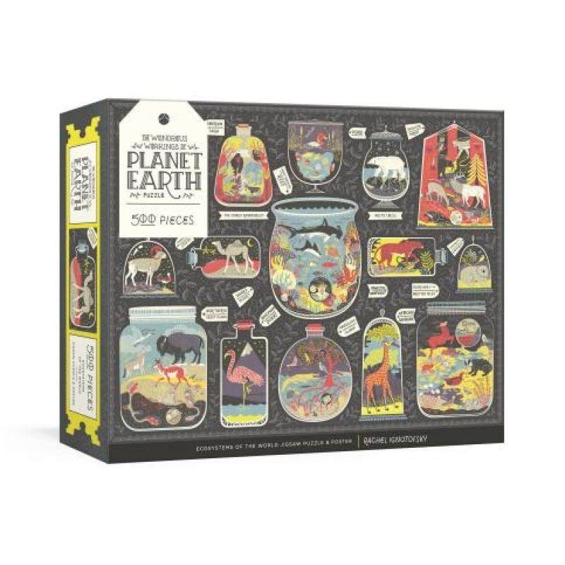现货 英文原版 拼图：行星地球运行的奥秘 Wondrous Workings of Planet Earth Puzzle 蕾切尔·义娜豆菲齐 500片拼图