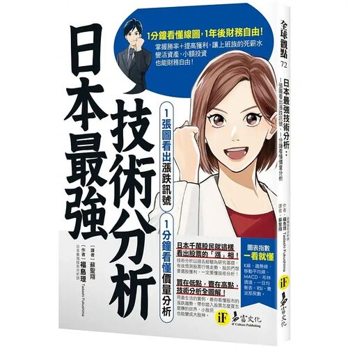 预售 日本最强技术分析 1张图看出涨跌讯号 1分钟看懂价量分析 港台原版 福岛理 易富文化