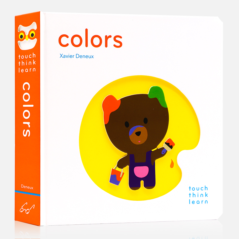现货 英文原版 颜色 触摸书 小手摸摸全知道 Touch Think Learn colors英文原版绘本 儿童英语启蒙 艺术大师Xavier Deneux