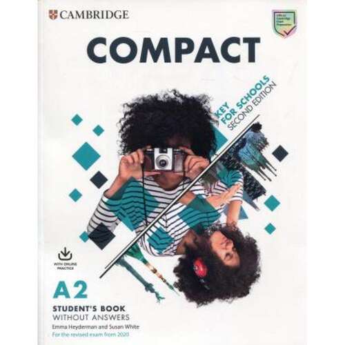 现货 英文原版 剑桥KET考试 Compact Key for Schools Student's Book Without Answers with Online Practice 学生书