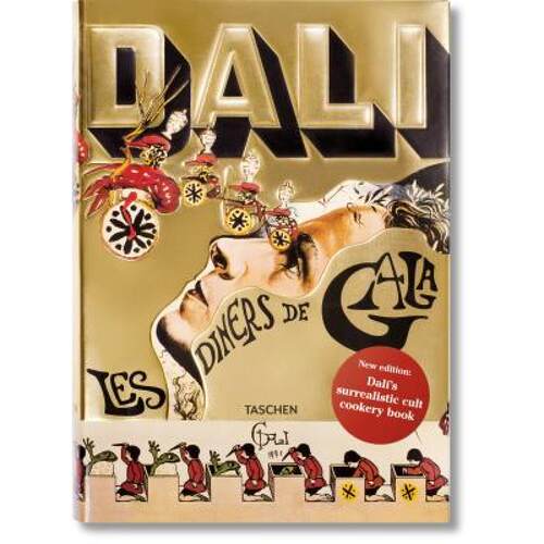 现货 英文原版 Dali.Les Diners de Gala 达利的菜谱食谱 艺术图书画集画册 达利大师作品集
