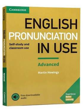 现货 英文原版 剑桥高级英语发音 English Pronunciation in Use