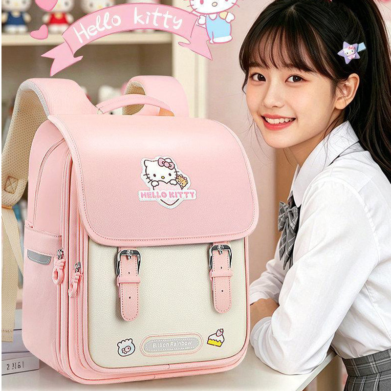 Hellokitty儿童书包2026新款一到三年级小学生减负护脊女孩双肩包