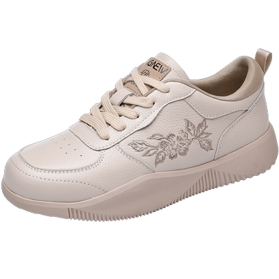 真皮妈妈鞋信诺旅游皮鞋