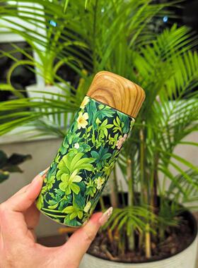 180毫升迷你保温杯316不锈钢高颜值田园风男女便携泡茶水杯口袋杯