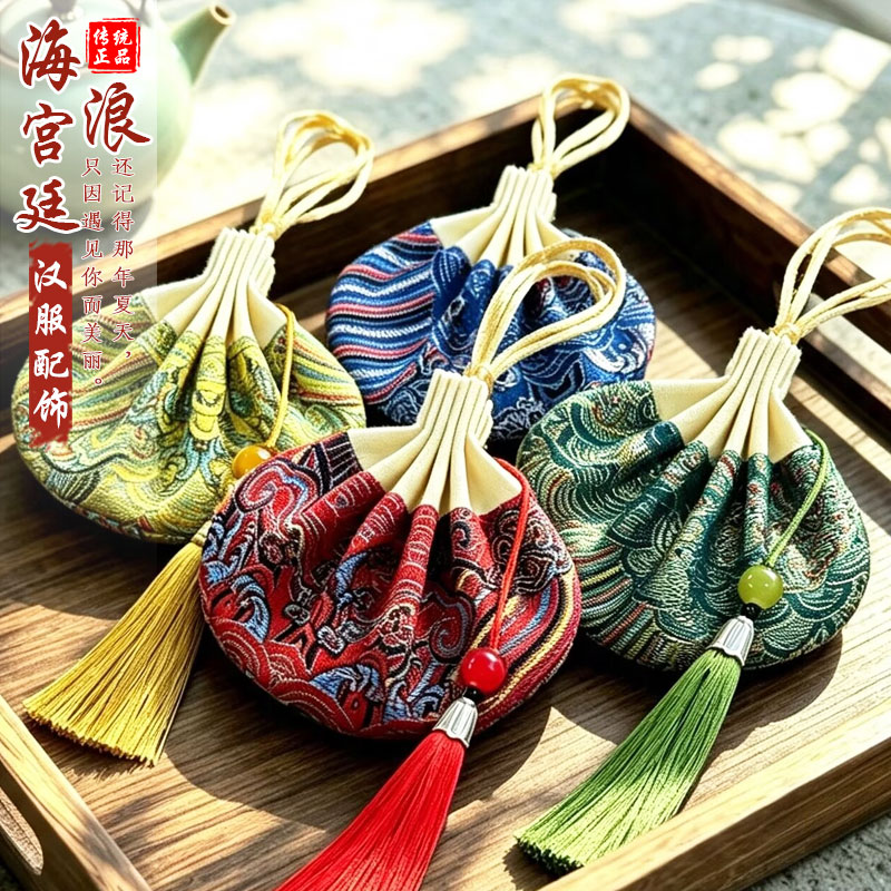 香囊荷包香袋空香包布袋挂脖汽车图片