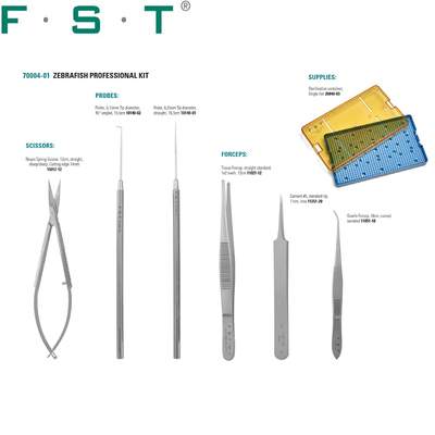 FST斑马鱼解剖套装70004-01 Zebrafish Professional Kit