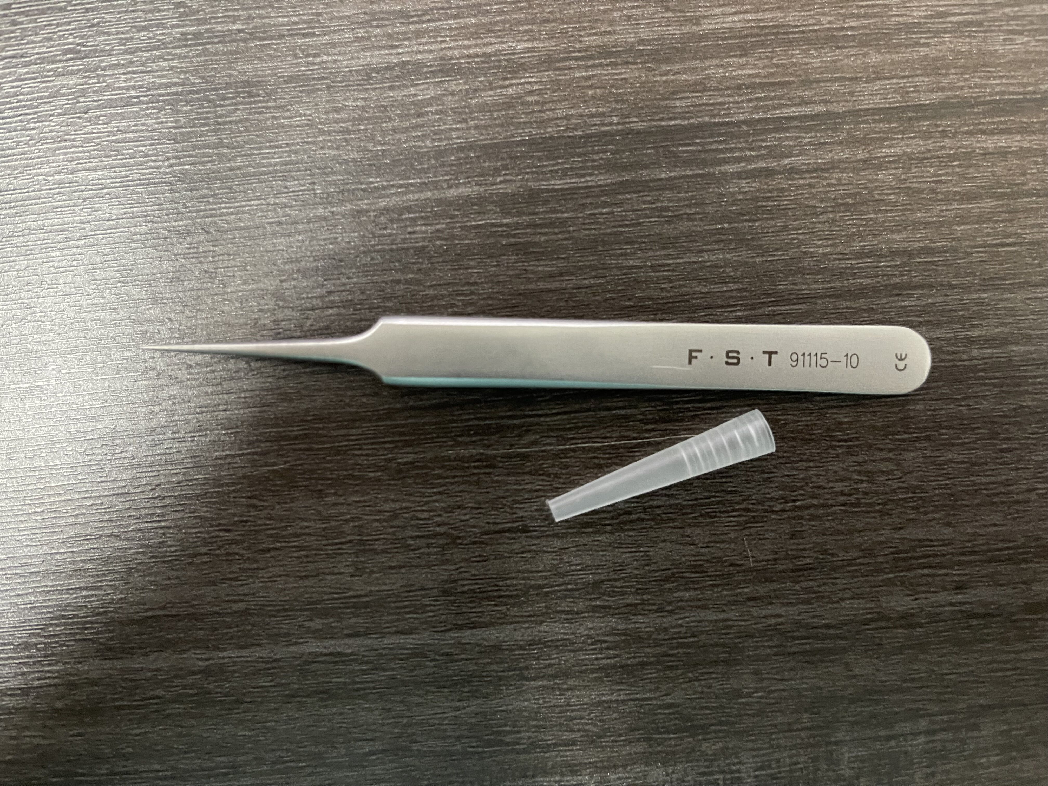 FST镊子91115-10Fine Forceps Straight实验室学生练手精细解剖镊