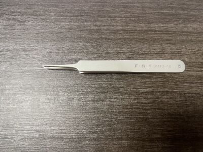 FST镊子91110-10 实验室动物解剖组织镊子 Student Fine Forceps