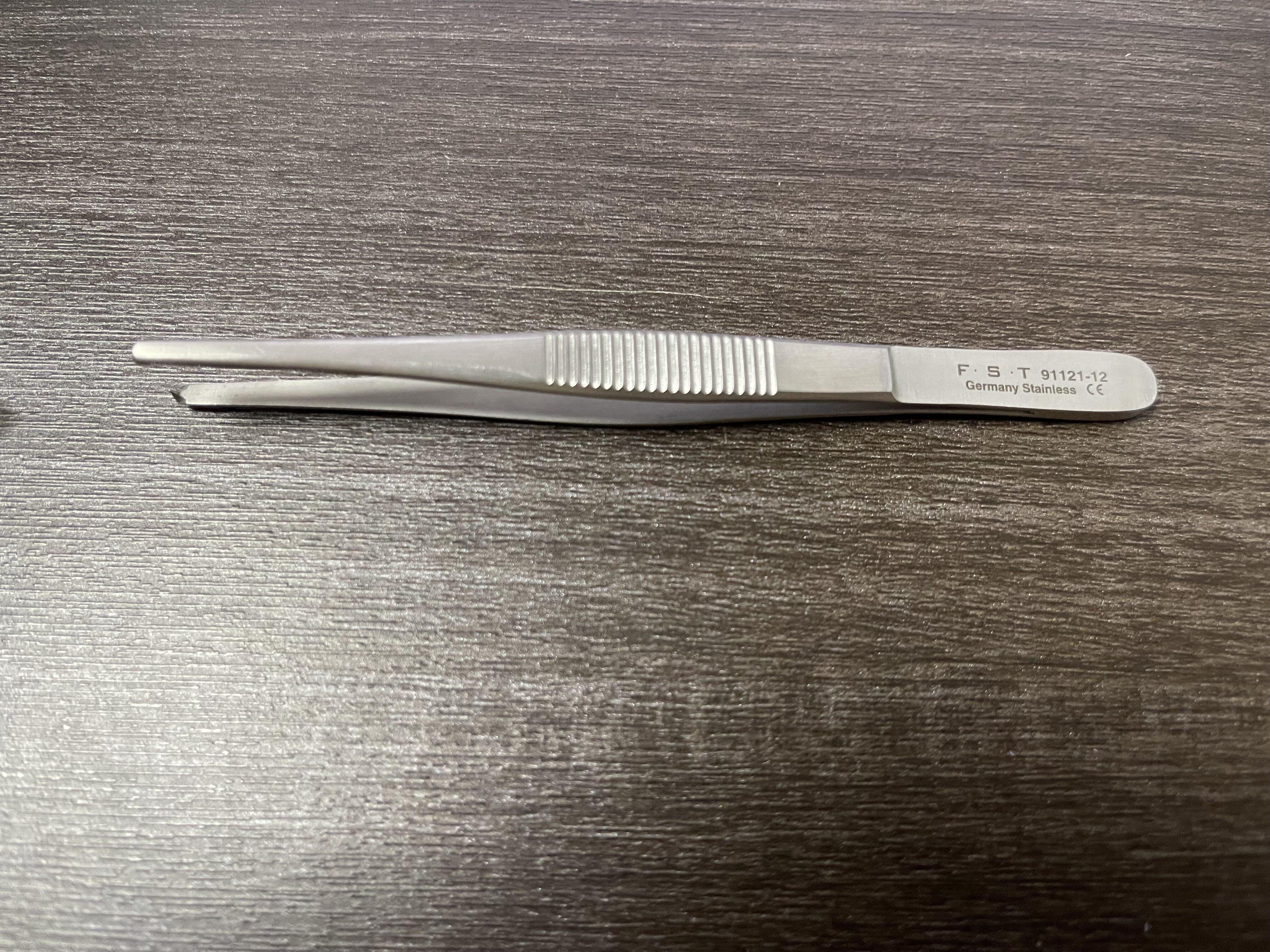 FST镊子91121-12 Student Tissue Forceps