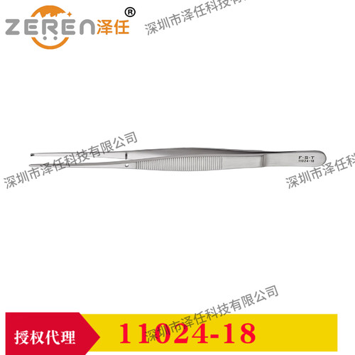 FST镊子11024-18 Potts-Smith Forceps FST镊子11025-18 组织镊子