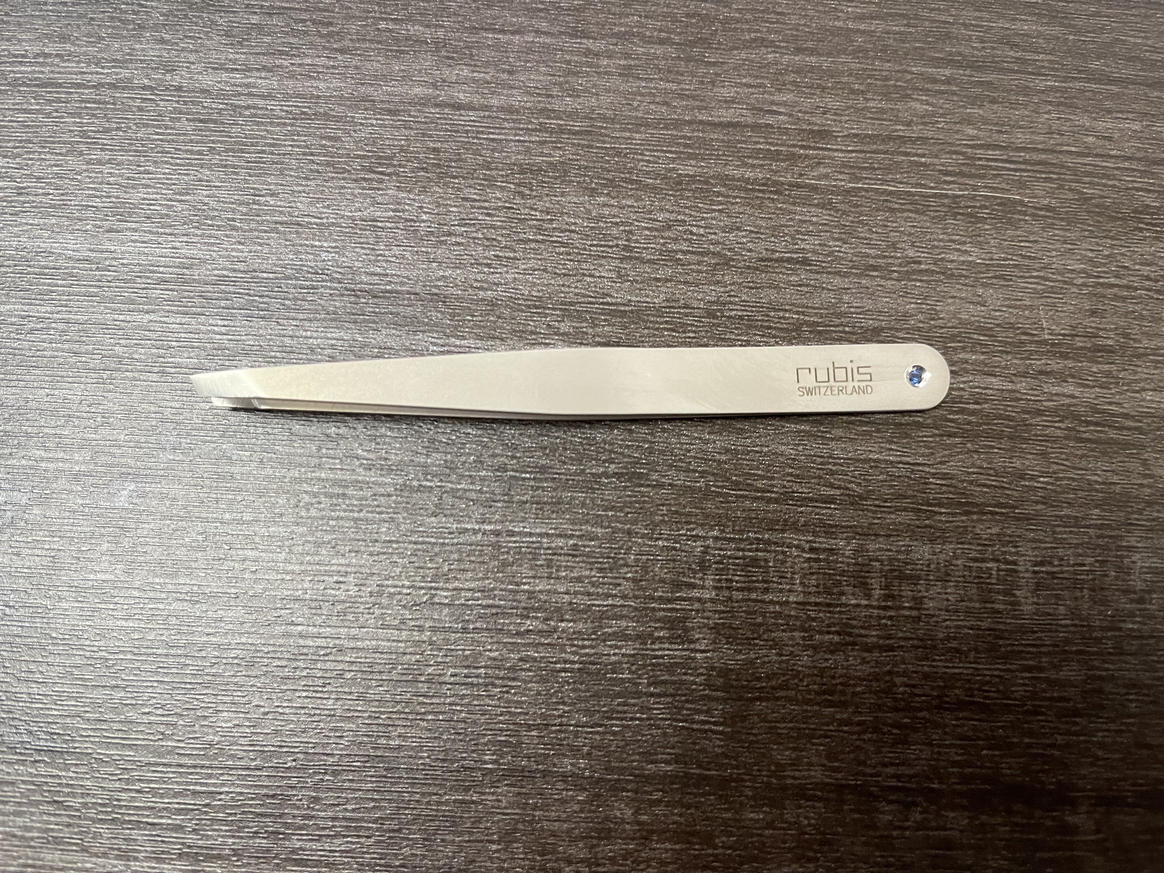 Rubis眉夹1K103RHZA 镶钻斜口拔眉钳 眉毛护理工具闺蜜生日礼物