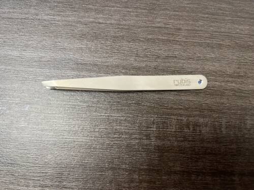Rubis眉夹1K103RHZA 镶钻斜口拔眉钳 眉毛护理工具闺蜜生日礼物