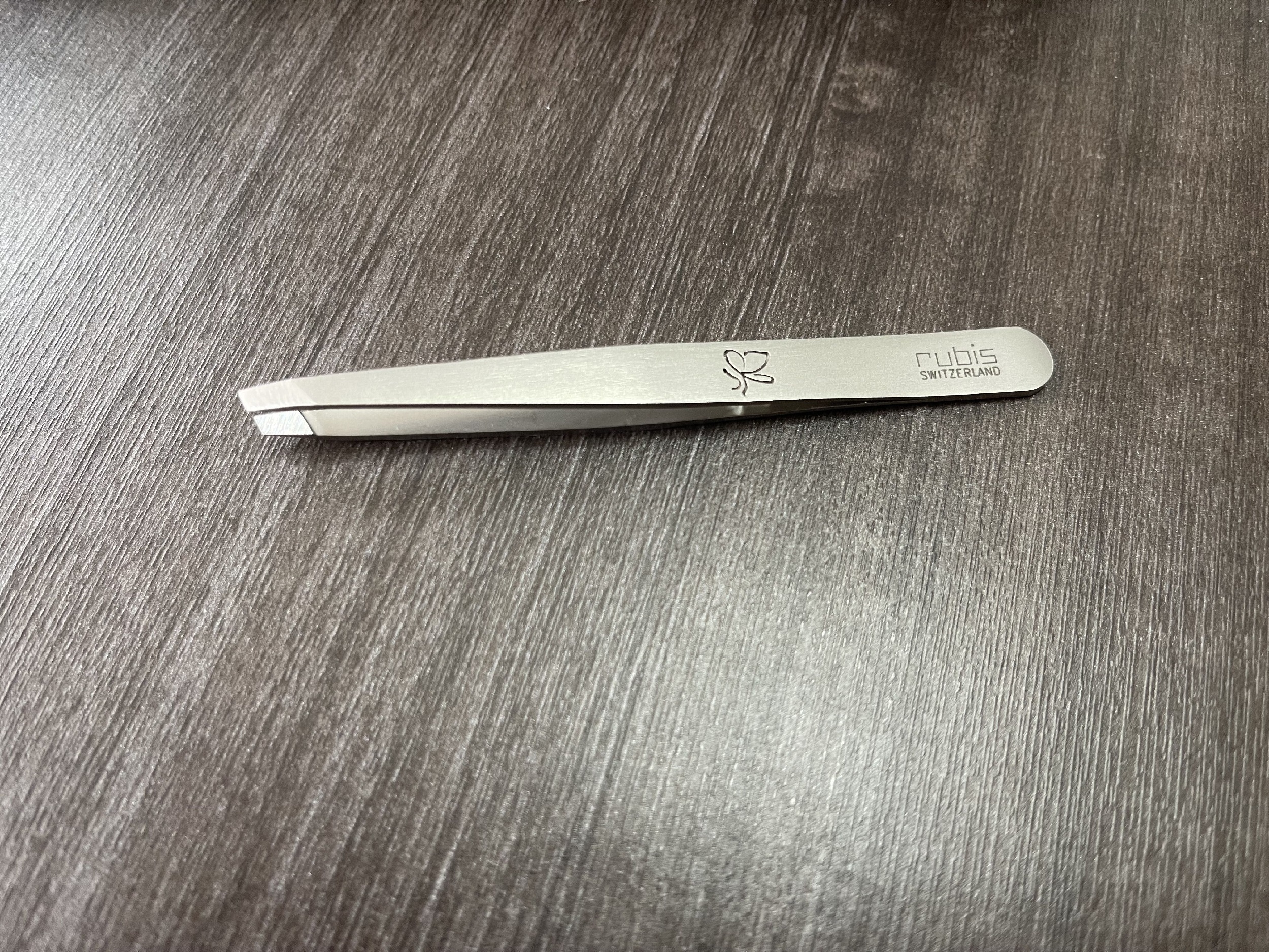 Rubis眉夹1K102B 锋利斜口拔眉钳 眉毛护理钳