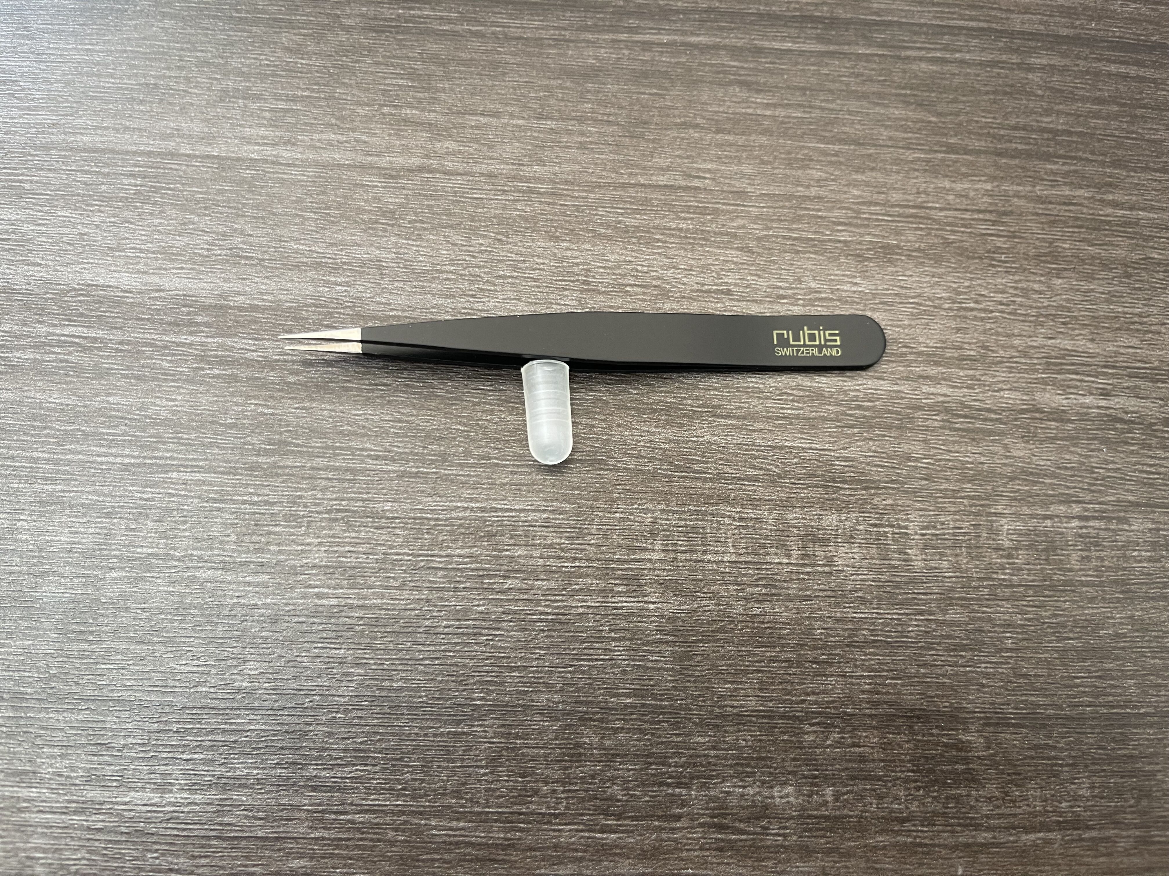 Rubis镊子1K004-9.5 瑞士不锈钢尖头精细镊子