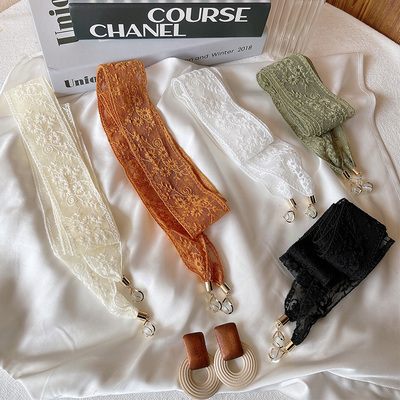 蕾丝腰带发带吊坠雏菊丝带装饰