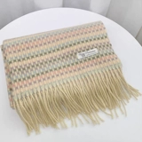 Зимний шарф, универсальная милая накидка для школьников, шарф-платок, в корейском стиле, в стиле Шанель, увеличенная толщина