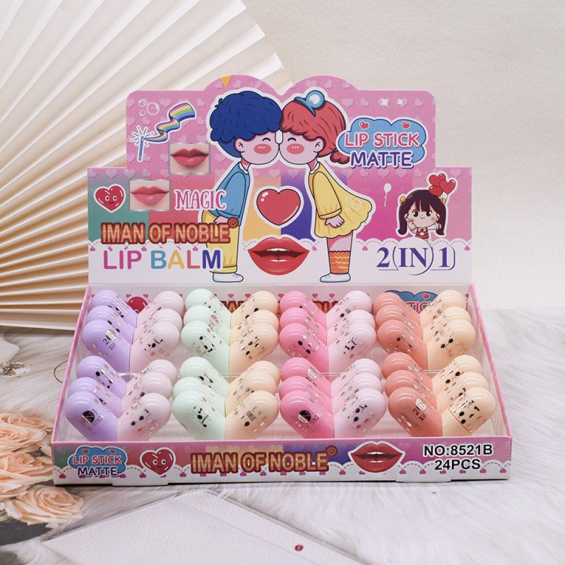 跨境外贸爆款口红唇膏二合一组合IMAN OF NOBLE新款现货批发