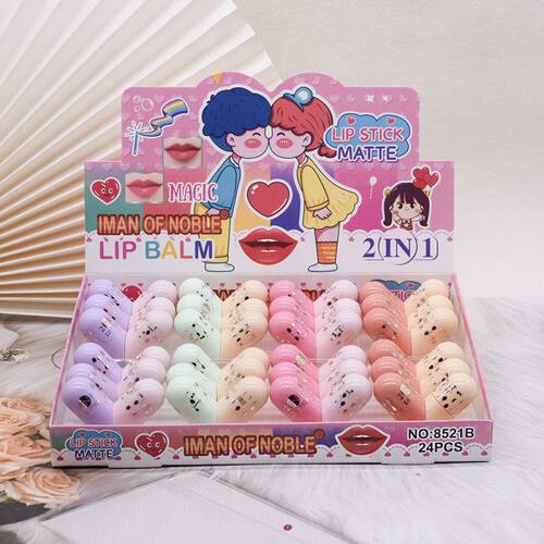跨境外贸爆款口红唇膏二合一组合IMAN OF NOBLE新款现货批发