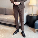 ins英伦风2024春节新潮流商务绅士修身男条纹西裤长裤大码Q229P88，男装西裤，电商A222（原电商A231）