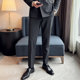 ins英伦风2024春季潮流修身商务绅士男士西裤长裤大码Q213P88，男装西裤，电商A222（原电商A231）