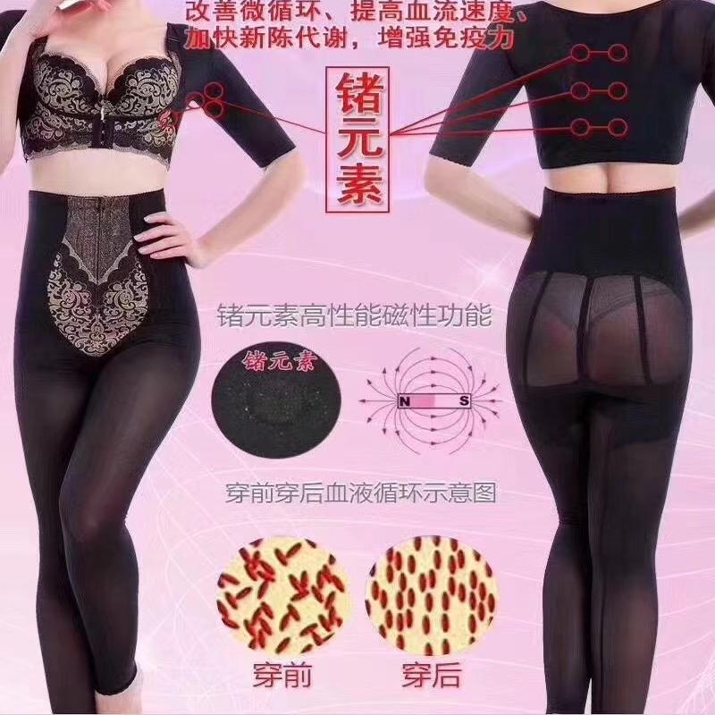 2025夏季新品高腰收腹提臀美腿高腰拉链塑形美体裤上托防下垂胸托