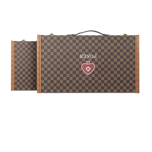 德州筹码高端皮革箱子39mm 43mm 简约奢华