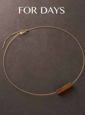 【来了就好】FOR DAYS choker 高级感玛瑙金属项圈