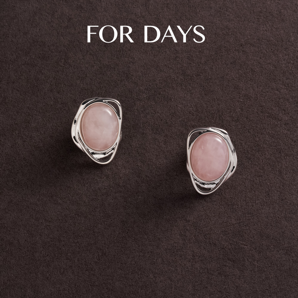 【朵姐臻选】FOR DAYS夏日海樱｜粉色耳环