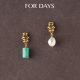 重工度假风不规则做旧AB款 DAYS FOR 耳环 安琪儿专享