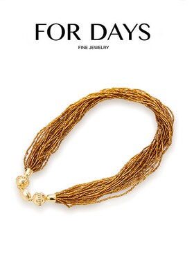 FOR DAYS【言选好物】意大利佛伦萨老奶奶同款手工串珠项链