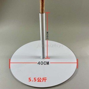 婚庆道具铁艺钢板底座纸花艺圆形底盘户外婚礼布置落地盘路引花杆