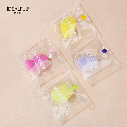 超软化妆美妆蛋独立干湿两用不吃粉水滴葫芦斜切粉扑海綿彩妆蛋