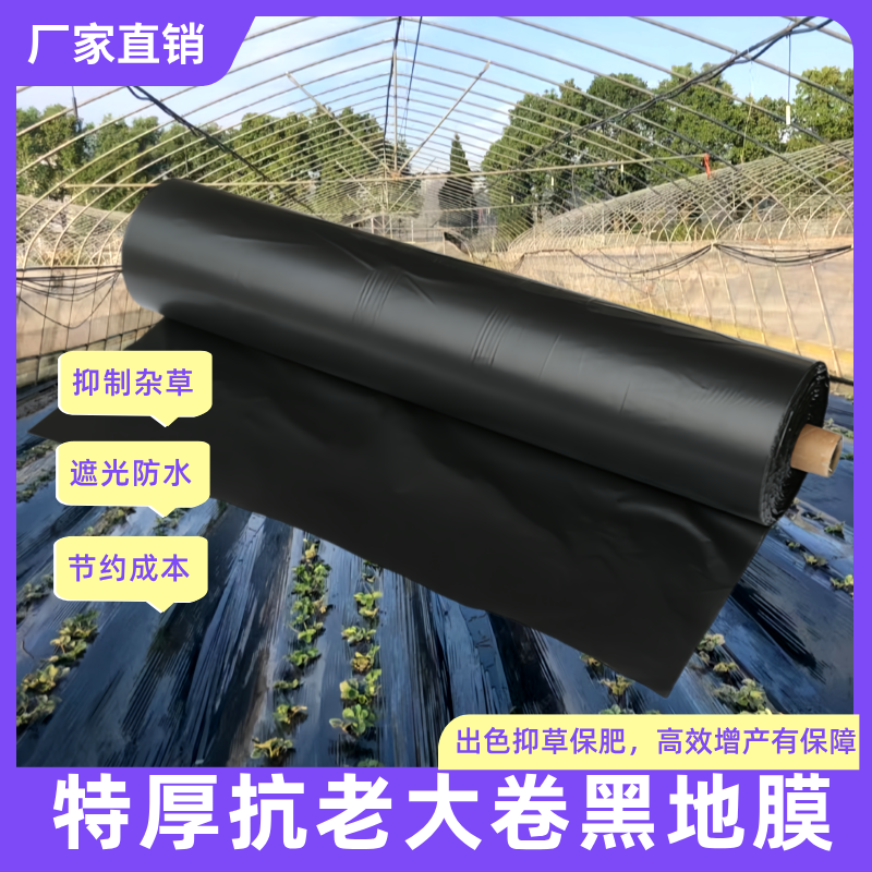 特厚农用地膜抗老化黑地膜塑料薄膜防草种植棚蔬菜果园种植黑地膜,农机/农具/农膜,农用薄膜,淘宝优惠券,粉丝福利购,淘宝优惠卷