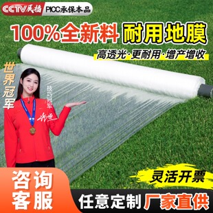 农用白色地膜耐用厚保温保湿大棚小拱塑料薄膜蔬菜小菜园种菜专用