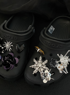 野兽派对爆火洞洞鞋鞋花适配crocs装饰鞋扣配件｜不含鞋