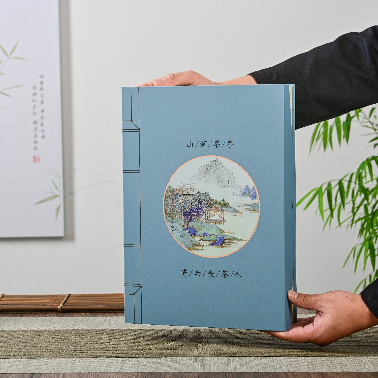 白茶普洱茶包装盒茶饼通用图片