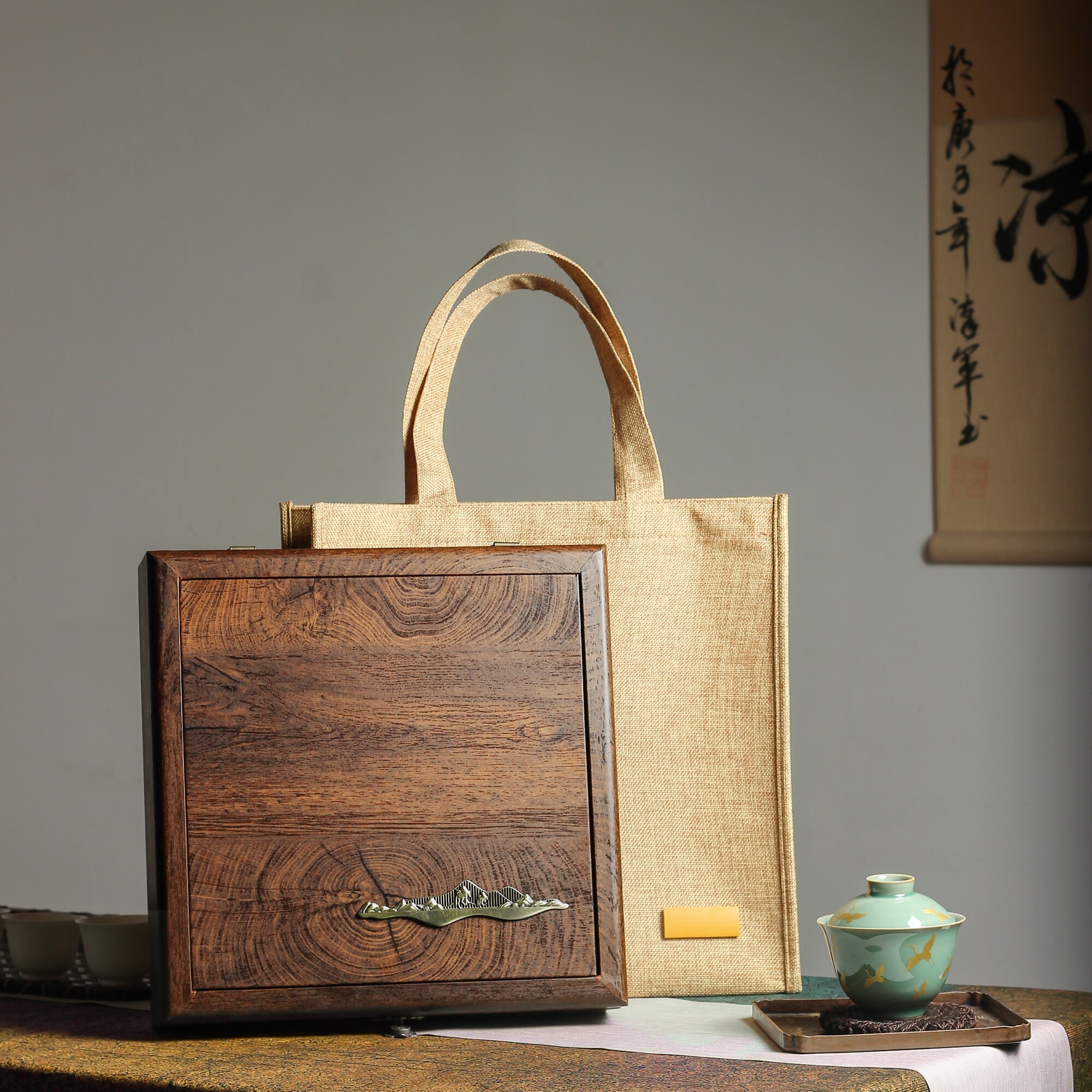 200/357克单饼普洱茶礼盒空盒