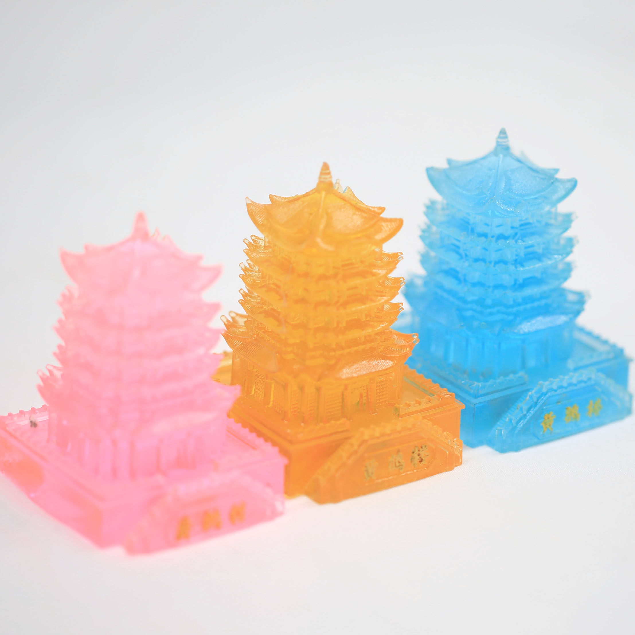 黄鹤楼亮灯模型摆件7.5cm