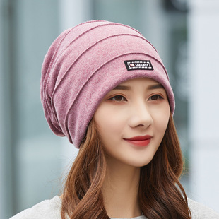 帽子女秋冬加绒保暖男女睡帽化疗帽光头包头帽产后坐月子帽韩版潮