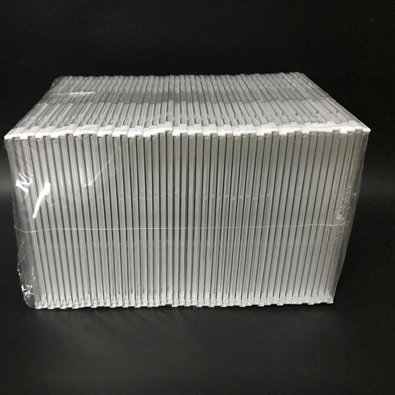 光碟盒白色透明超薄CD盒DVD盒唱片盒5MM 水晶盒光盘盒子可插封面