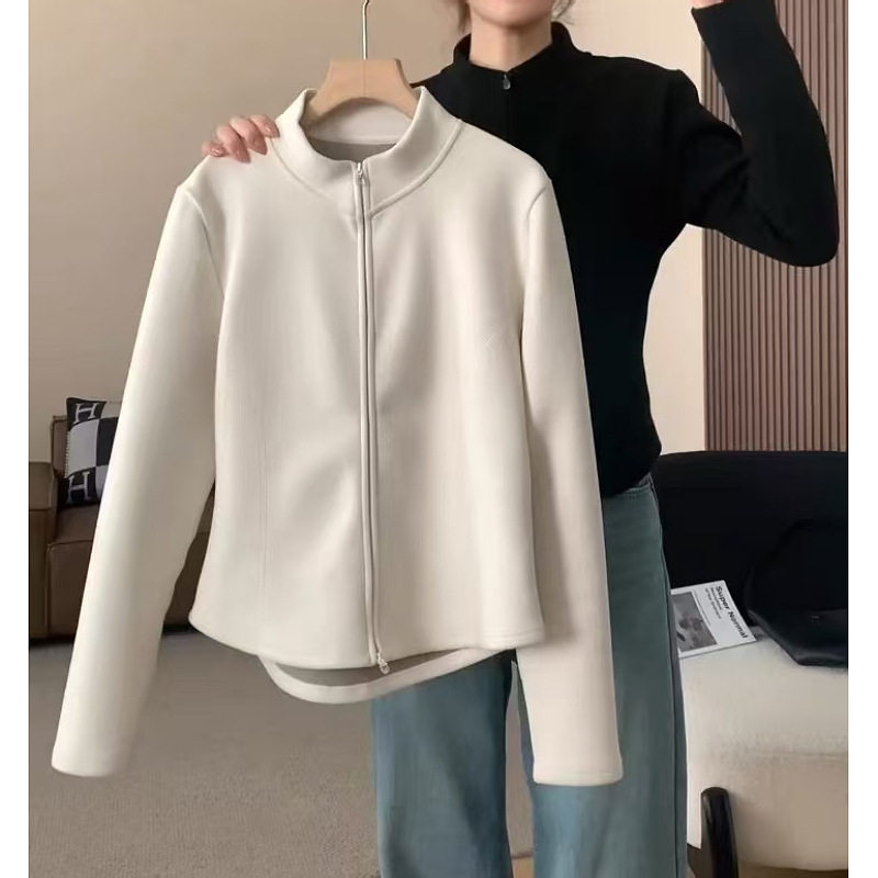 秋冬季上新小众石墨烯保暖外套女短外套