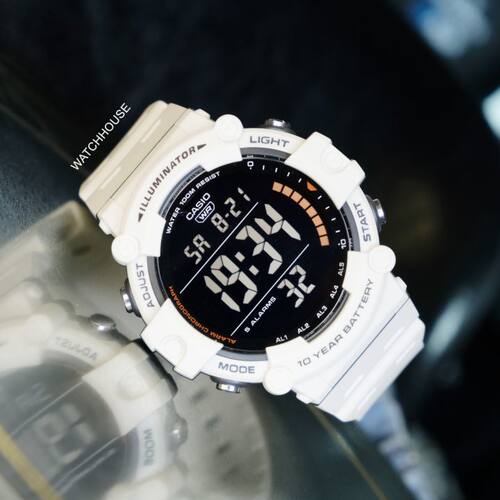 卡西欧经典复古大表盘液晶屏AE-1500WH-8B2运动电子手表100米防水