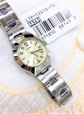 Casio卡西欧手表女学生樱花星空金属简约指针石英表LTP-1241D-7A2