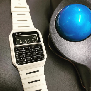 卡西欧CASIO 绝命毒师老白同款 复古户外计算器手表男 CA-53WF-8B